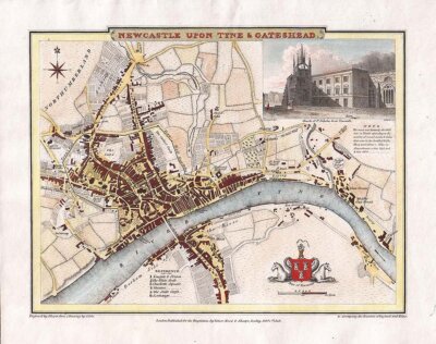 Newcastle upon Tyne & Gateshead Town Plan - Cole & Roper 