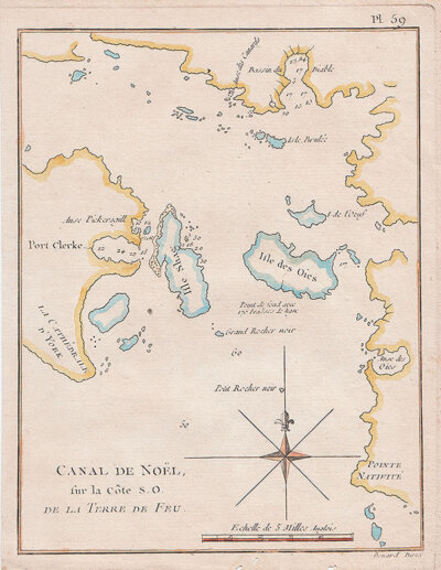 Canal de Nol sur la cte SO de la Terre de Feu....