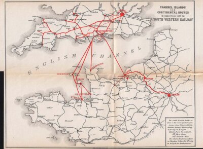 Channel Islands and Continental Routes In connection with the South Western Railway
