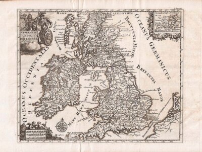 Veteris et Nova Britanniae Descriptio - Philip Clver.