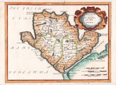 Anglesey Isola dell Inghilterra gia detta Mona  Vincenzo Maria Coronelli