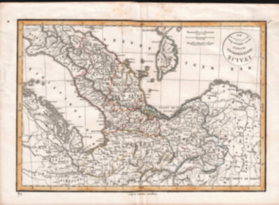 Italie Septentrionale divis e en ses diff rens tats  DELAMARCHE