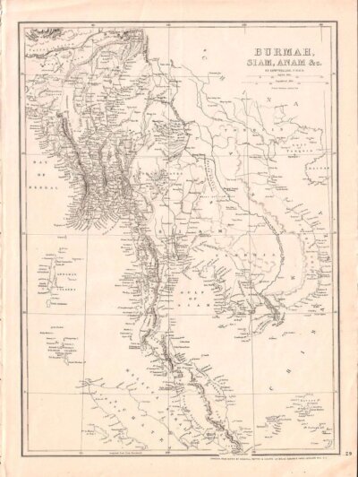 Edward Weller F.R.G.S. - Burmah, Siam, Anam etc.