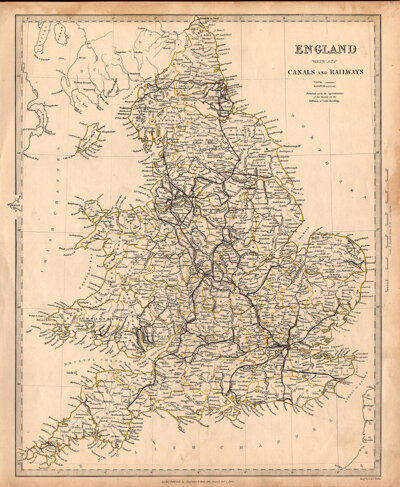 England with its Canals and Railways   SDUK