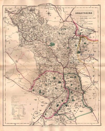 Hobson's Fox Hunting Map