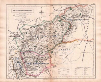 Hobson's Fox Hunting Map