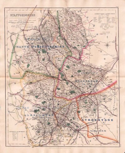 Hobson's Fox Hunting Map