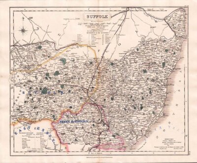 Hobson's Fox Hunting Map