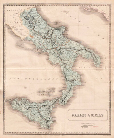 Naples & Sicily  -  George Philip & Son