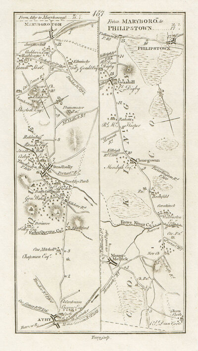 George Taylor and Andrew Skinner - Road from Athy to Maryborough and from Maryborough to Philipstown   