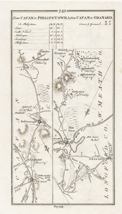 George Taylor and Andrew Skinner - Road from Cavan to Philipstown & from Cavan to Granard