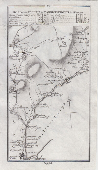 Road maps of Ulster