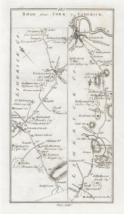 George Taylor and Andrew Skinner - Completion of the road from Cork to Limerick 
