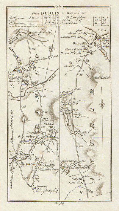 George Taylor and Andrew Skinner - Continuation of the road from Dublin to Ballycastle