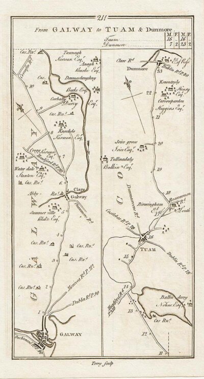 George Taylor and Andrew Skinner - Road from Galway to Tuam and Dunmore 