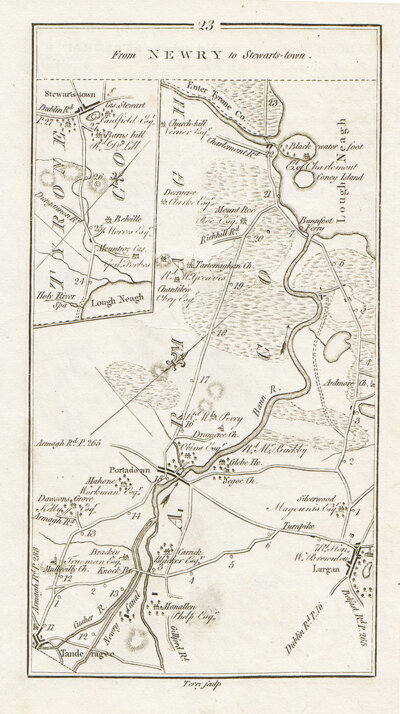 George Taylor and Andrew Skinner - Completion of the road from Newry to Stewarts town