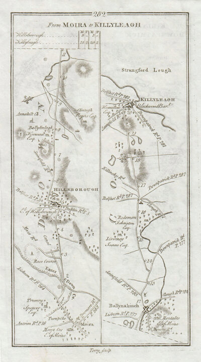 George Taylor and Andrew Skinner - Road from Moira to Killyleagh 