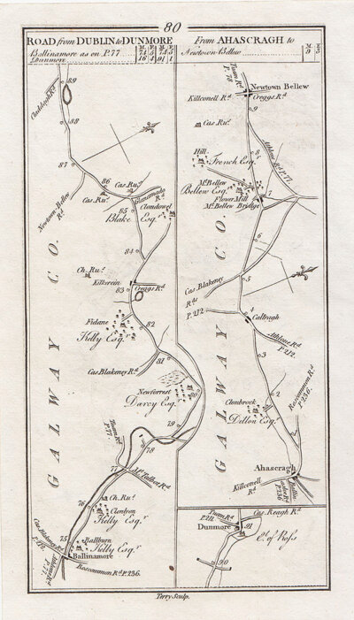 George Taylor and Andrew Skinner - Continuation of the road from Dublin to Dunmore via Ballinamore and the road from Ahascragh to Newtown Bellew