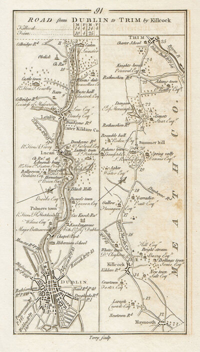 George Taylor and Andrew Skinner - Road from Dublin to Trim by Killcock