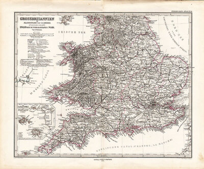 Grossbritannien Sudliches Blatt: England U Wales