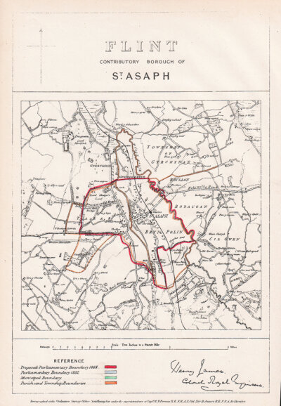 Contributory Boundaries of St. Asaph.
