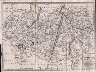 A Mapp of ye Great Levell of ye Fenns...