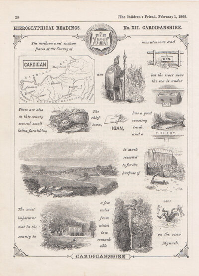 Hieroglyphical Readings - Cardiganshire.
