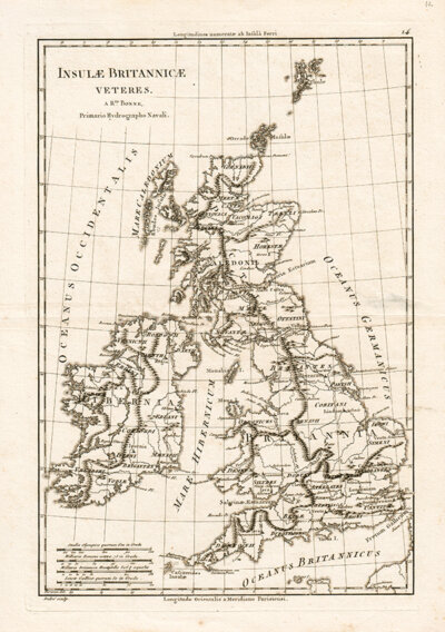 Rigobert Bonne - Insulae Britannicae Veteres 