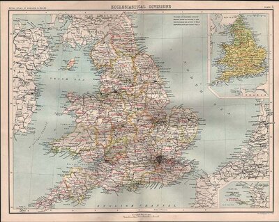 Ecclesiastical Divisions  -  John Bartholomew