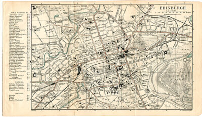 Edinburgh  -  John Bartholomew