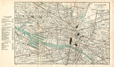 Glasgow  -  John Bartholomew