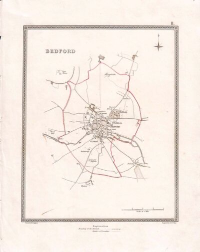 Bedford Town Plan  -   J & C Walke