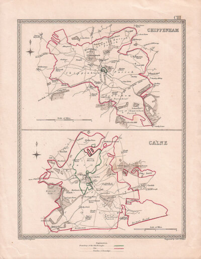 Town Plans of Chippenham and Calne 