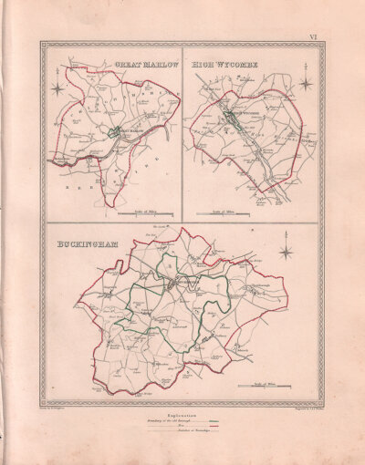 J. and C. Walker - Great Marlow, High Wycombe and Buckingham.