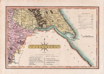 George Ellis  -  Parts of the East & West Ridings of Yorkshire