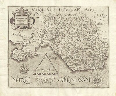 Saxton/Hole  (antique map)
