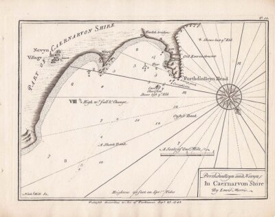 Lewis Morris - Porthdinlleyn and Nevyn