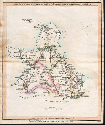 Completion of the Roads to Holyhead.......
