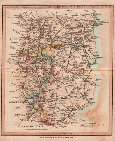 Continuation  of the Roads to Glasgow and Edinburgh....