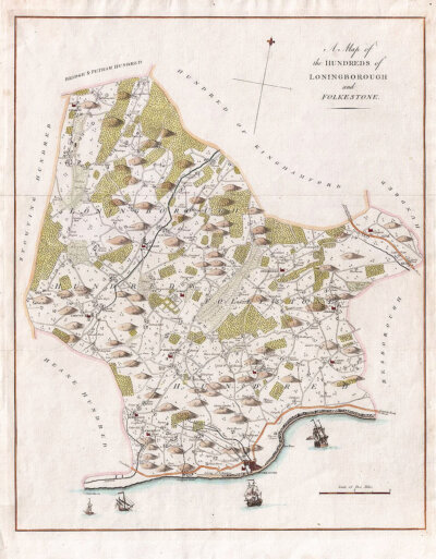 Hundreds of Loningborough and Folkestone - Edward Hasted