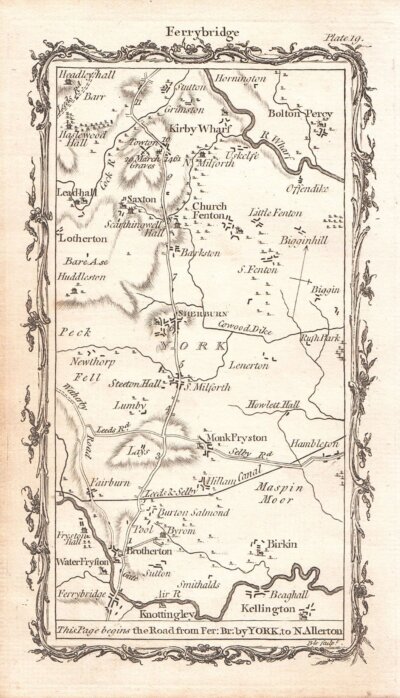 M.J. Armstrong - Knottingly, Brotherton. Sherburn to Kirby Wharf. 