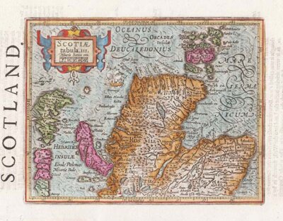 Scotiae Tabula III  -  Gerard Maercator