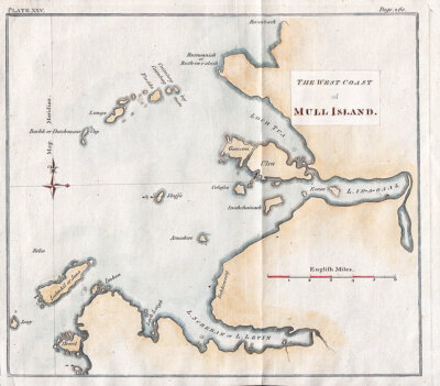 The West Coast of Mull Island.