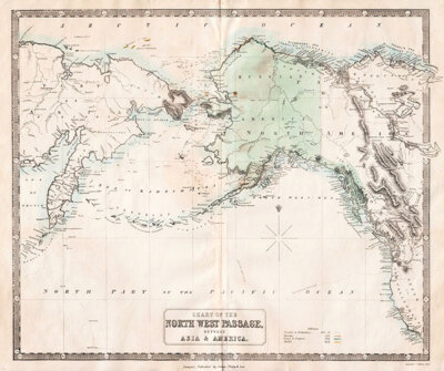 Chart of the North West Passage between Asia & America