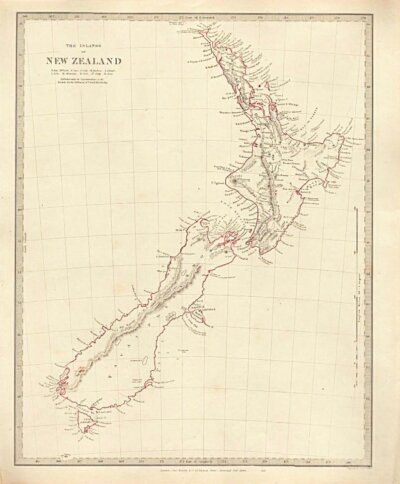 The Islands of New Zealand.