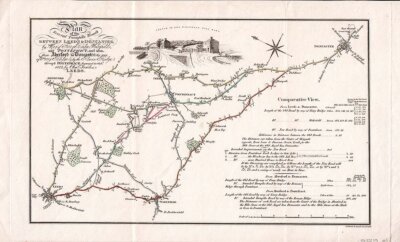 Plan of the several Turnpike Roads between Leeds and Doncaster