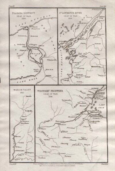 Maps of Seats of War at Niagra District 1814..... 