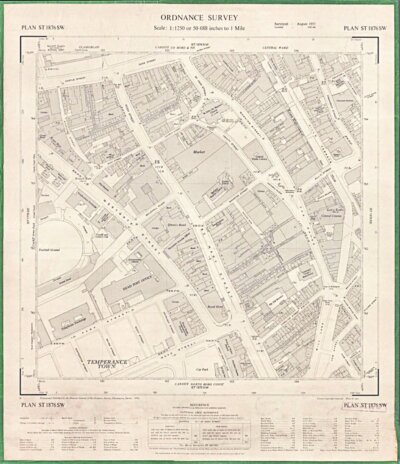 Cardiff Central - Ordnance Survey Map.