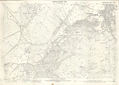 Ordnance Survey Map - Dolgelley.  Second Edition 1901.