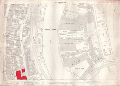 Swansea Ordnance Survey Map, 1879.